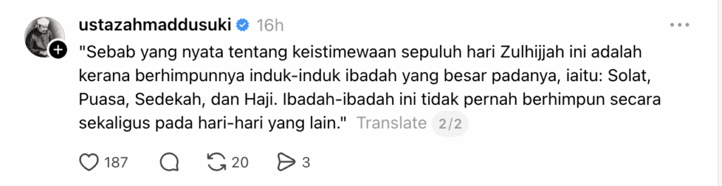 awal zulhijjah